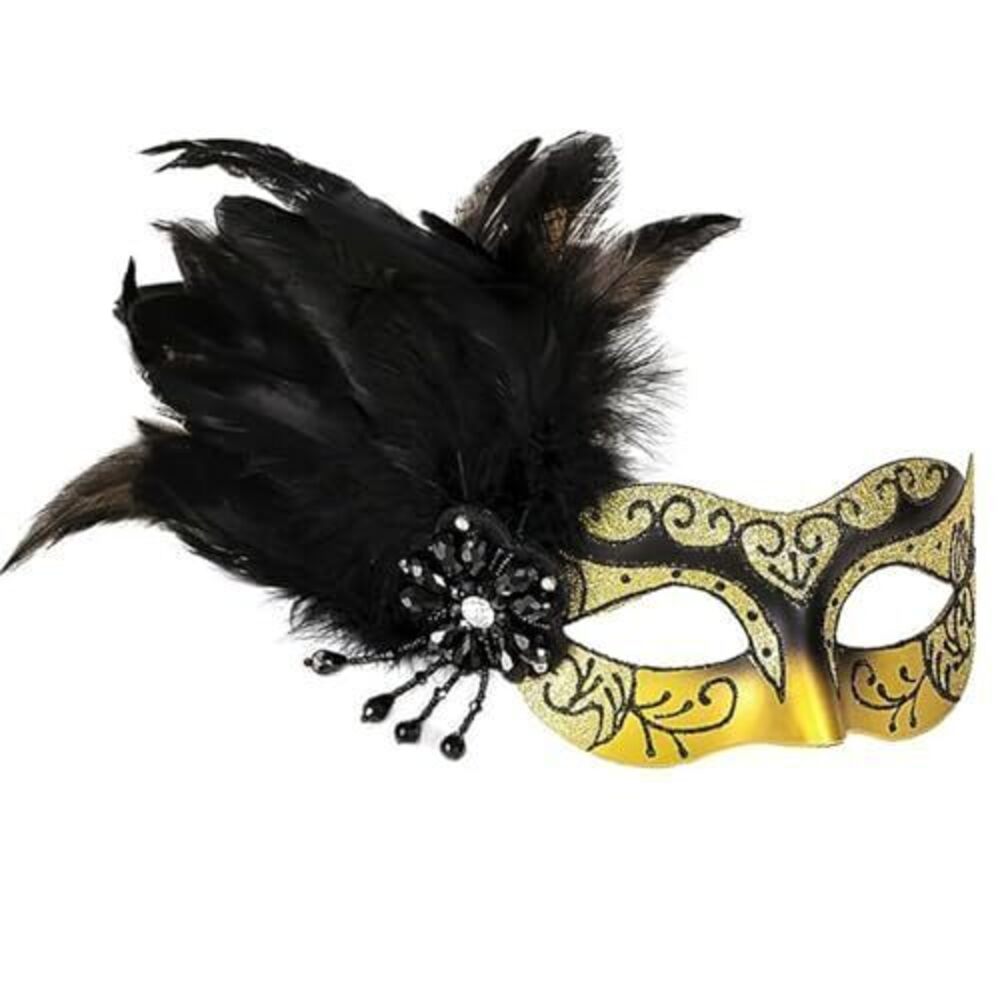 1629 Masquerade Mask Shiny Venetian Mask for Halloween Mardi Gras Costume
